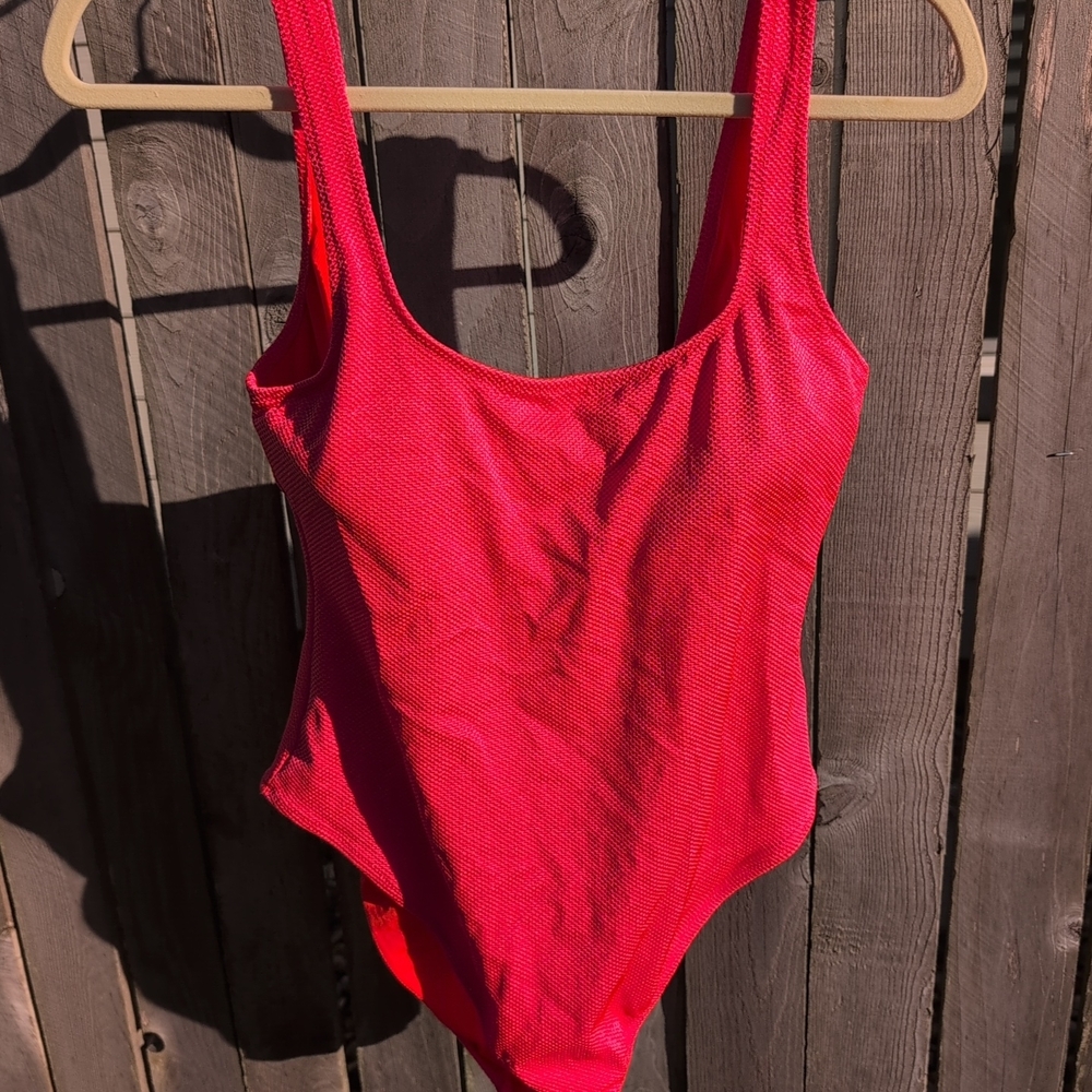 Aerie Vivid Pink Women's One Piece Swimsuit